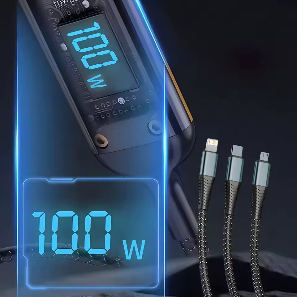Ultra Fast 3-in-1 Charging Cable